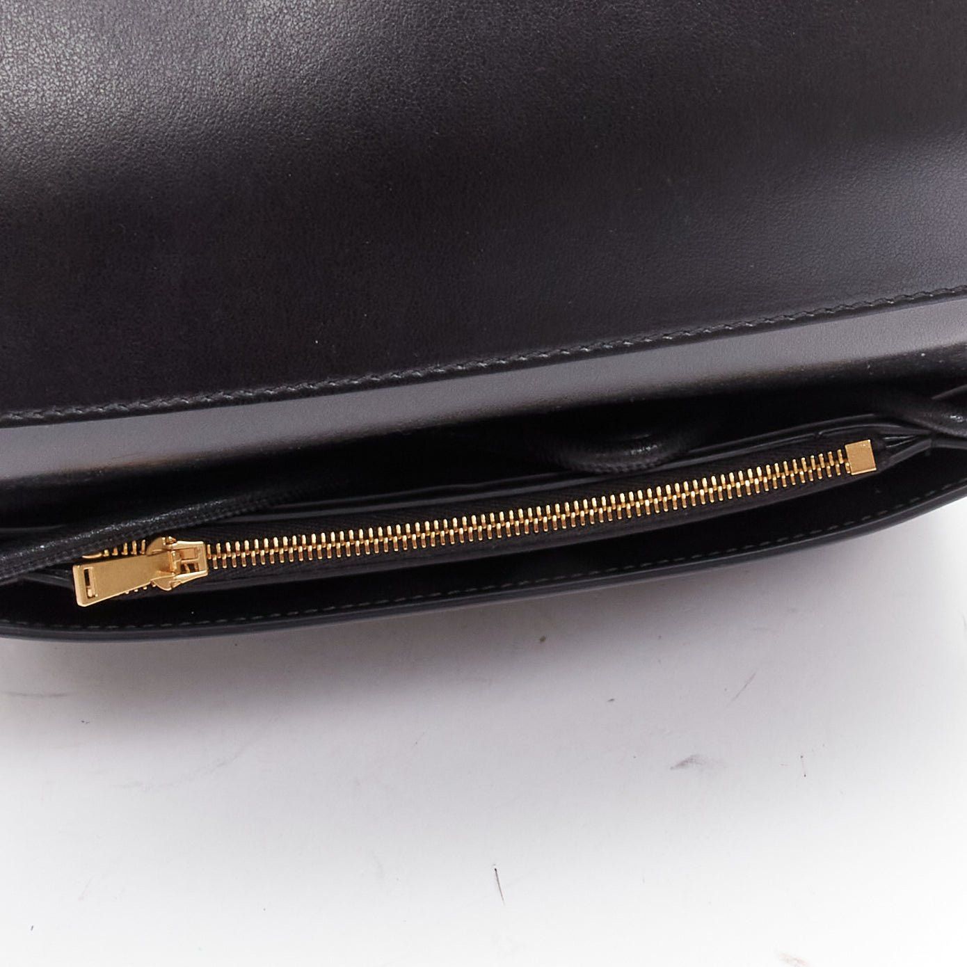 Bottega Veneta BOTTEGA VENETA Cassette black maxi woven intrecciato leather flap crossbody mini wallet bag Size ONE SIZE - 7 Thumbnail
