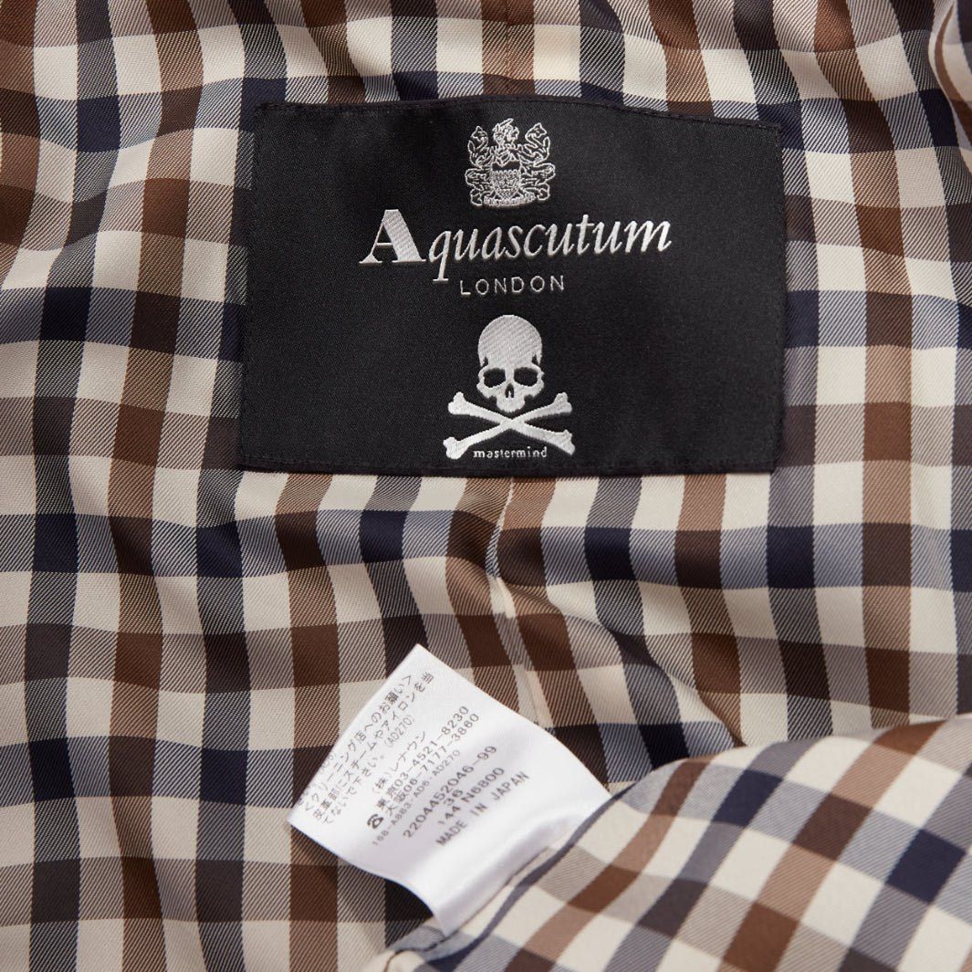Mastermind Japan MASTERMIND JAPAN Aquascutum Limited Edition black crystal skull trench IT36 XXS Size S / US 4 / IT 40 - 9 Thumbnail