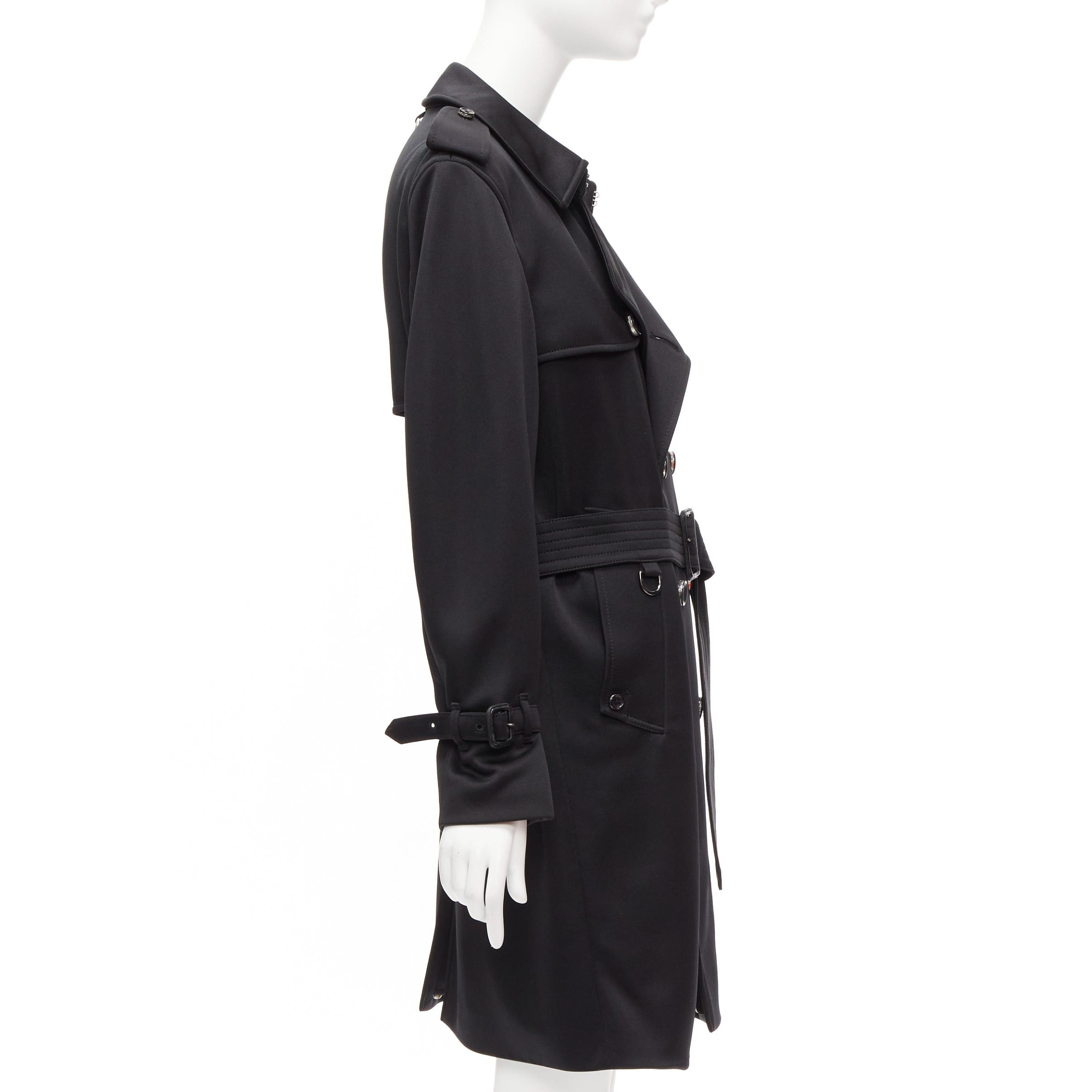 Mastermind Japan MASTERMIND JAPAN Aquascutum Limited Edition black crystal skull trench IT36 XXS Size S / US 4 / IT 40 - 5 Thumbnail