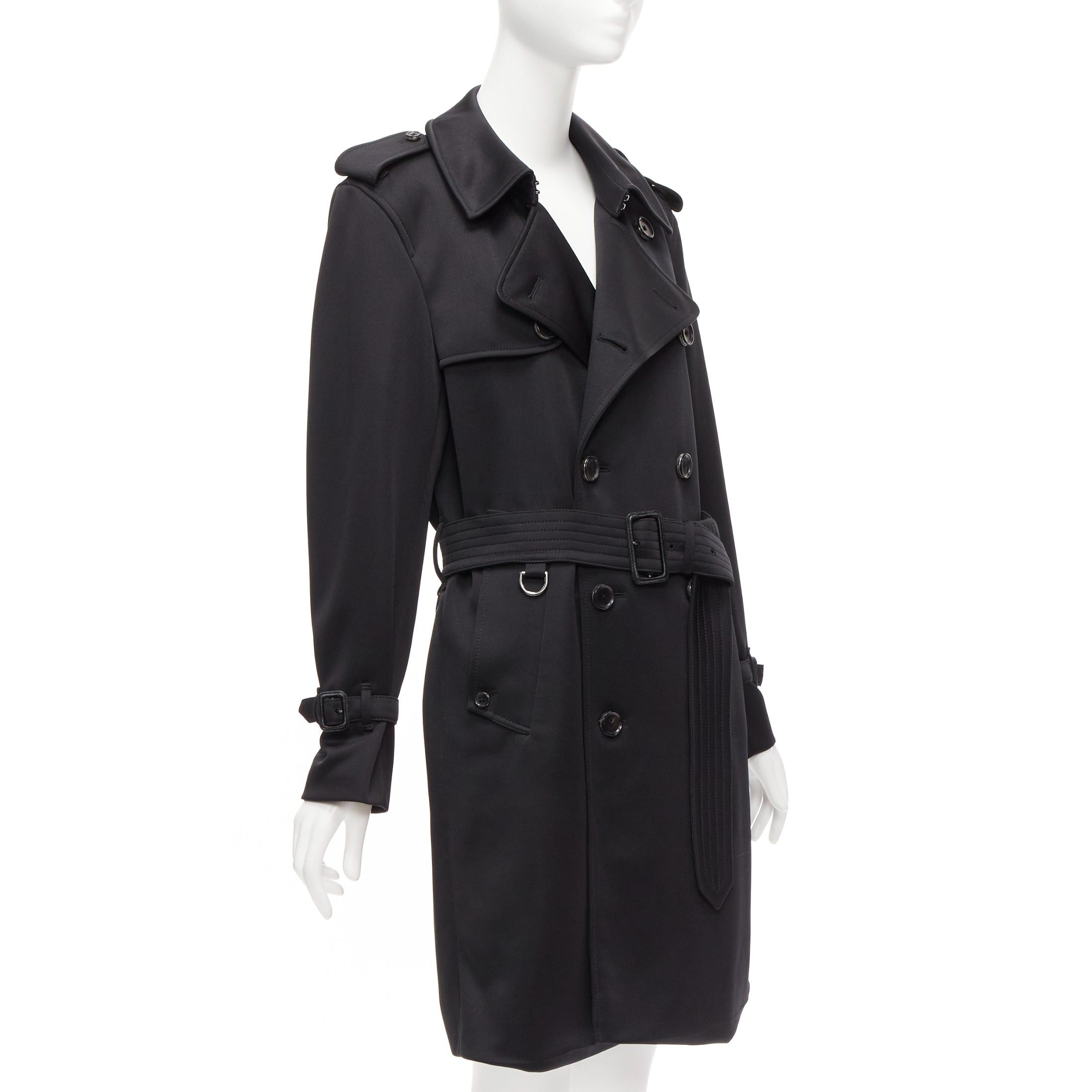Mastermind Japan MASTERMIND JAPAN Aquascutum Limited Edition black crystal skull trench IT36 XXS Size S / US 4 / IT 40 - 4 Thumbnail