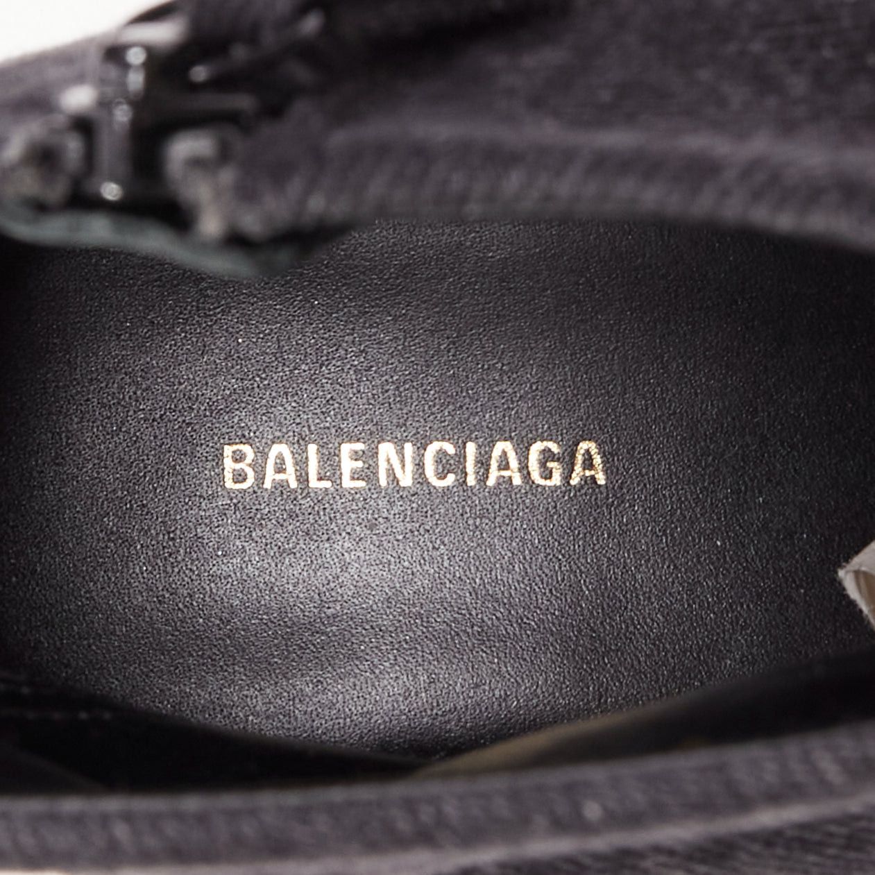 Balenciaga BALENCIAGA Demna BB Knife grey denim booties EU38.5 Size US 8.5 / IT 38.5 - 9 Thumbnail