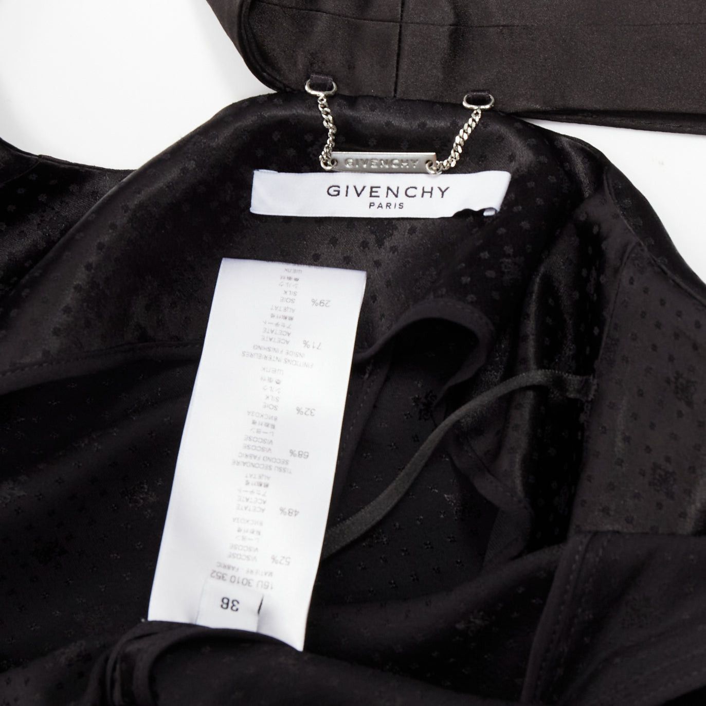 Givenchy GIVENCHY Riccardo Tisci viscose black cut out collar robe blazer FR38 M Size M / US 6-8 / IT 42-44 - 9 Thumbnail