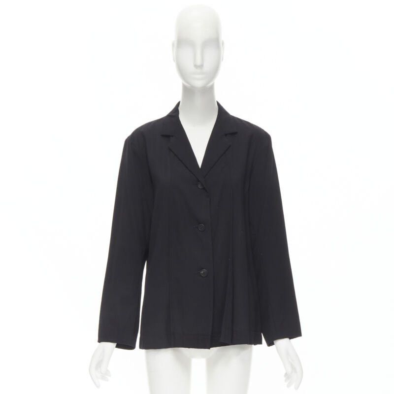 Issey Miyake ISSEY MIYAKE lightweight wool nylon flap placket relaxed casual blazer L Size L / US 10 / IT 46 - 3 Thumbnail