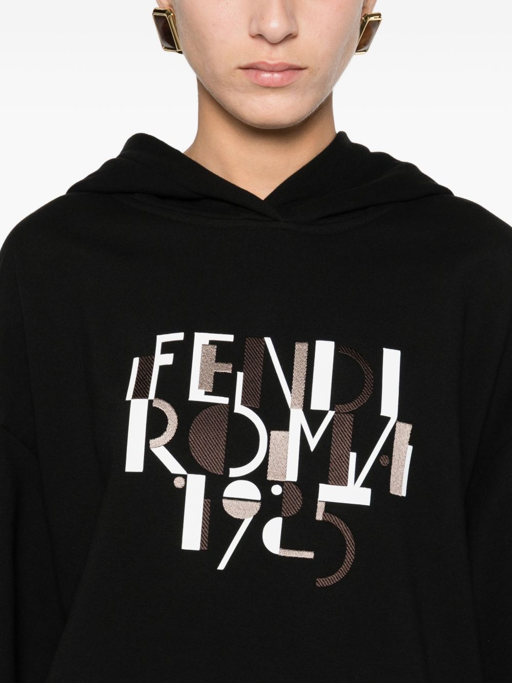 Fendi FENDI ROMA COTTON HOODIE Size S / US 4 / IT 40 - 5 Thumbnail