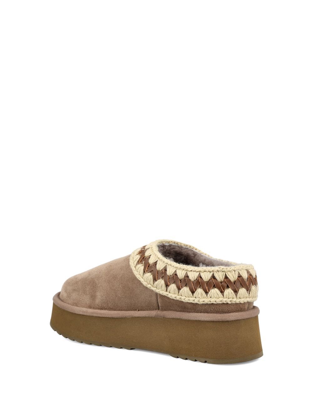 Mou PLATFORM CLOG SUEDE SLIPPERS Size US 8 / IT 38 - 3 Thumbnail