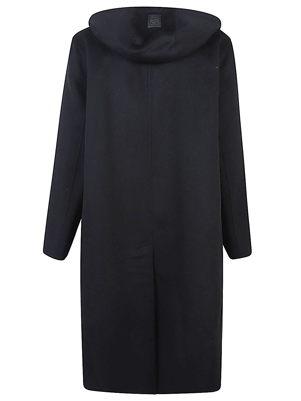 Loewe WOOL AND CASHMERE BLEND HOODED COAT Size US M / EU 48-50 / 2 - 2 Thumbnail