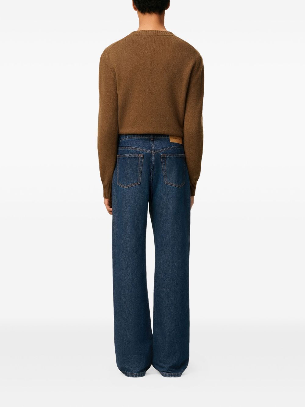 AMI WIDE LEG DENIM JEANS Size US 32 / EU 48 - 2 Thumbnail