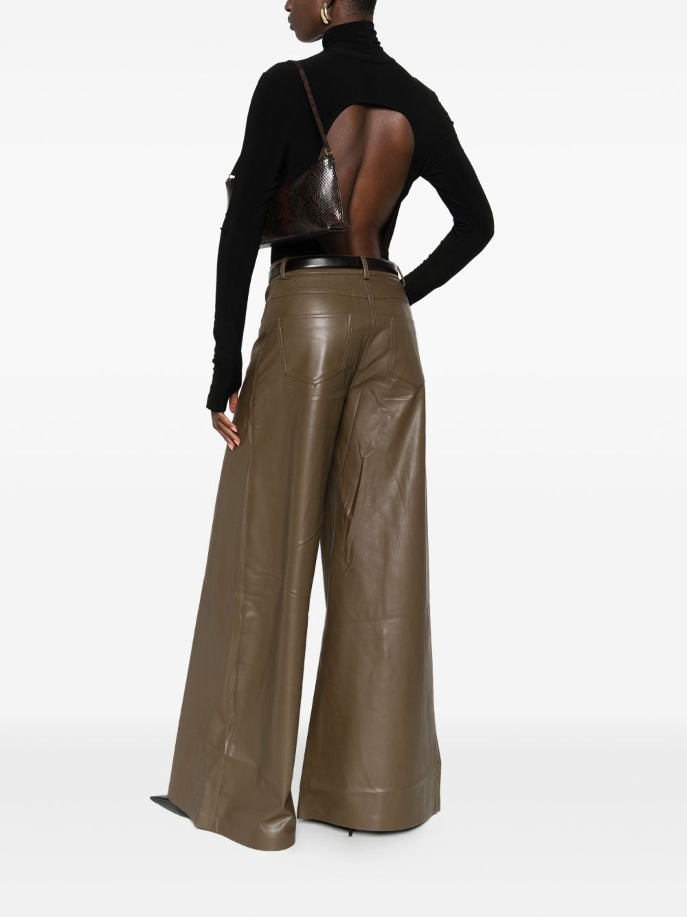 Norma Kamali TURTLE-NECK BODYSUIT Size XXS / US 00 / IT 34 - 3 Thumbnail