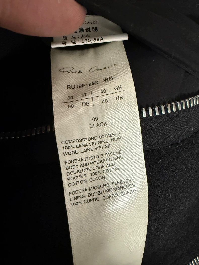 Rick Owens Rick Owens 100% Wool Coat Size 50 - dmc Size US L / EU 52-54 / 3 - 6 Thumbnail