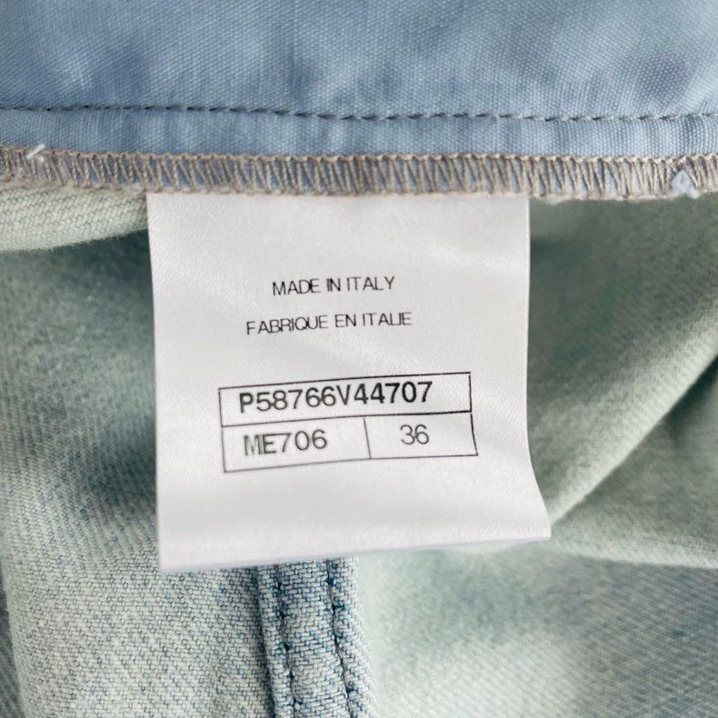 Chanel Chanel Runway Denim Skirt - dmc Size US 36 / EU 52 - 4 Thumbnail