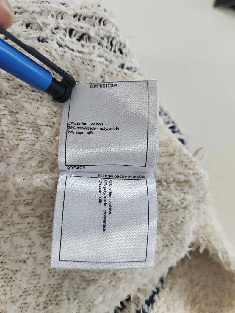 Chanel Chanel Cruise Line White Blue Letter Skirt - dmc Size US 34 / EU 50 - 5 Thumbnail