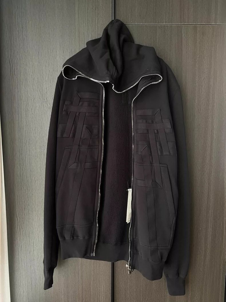 Rick Owens Drkshdw Rick Owens Drkshdw Full Zip Hoodie - dmc Size US S / EU 44-46 / 1 - 5 Thumbnail