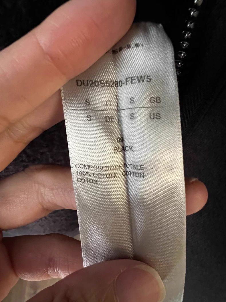 Rick Owens Drkshdw Rick Owens Drkshdw Full Zip Hoodie - dmc Size US S / EU 44-46 / 1 - 7 Thumbnail