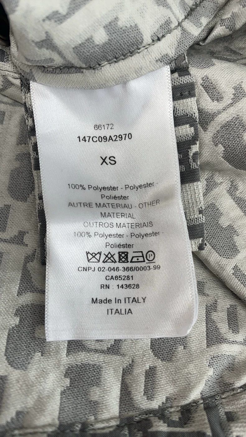 Dior Dior Gray Monogram Logo Windbreaker Jacket - dmc Size US XS / EU 42 / 0 - 4 Thumbnail