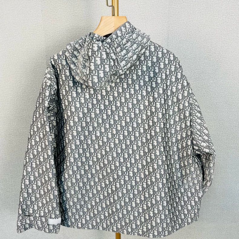 Dior Dior Monogram Logo Hooded Windbreaker - dmc Size US XS / EU 42 / 0 - 2 Thumbnail