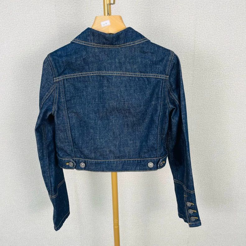 Dior Dior Blue Bee Embroidered Denim Jacket - dmc Size US XS / EU 42 / 0 - 2 Thumbnail