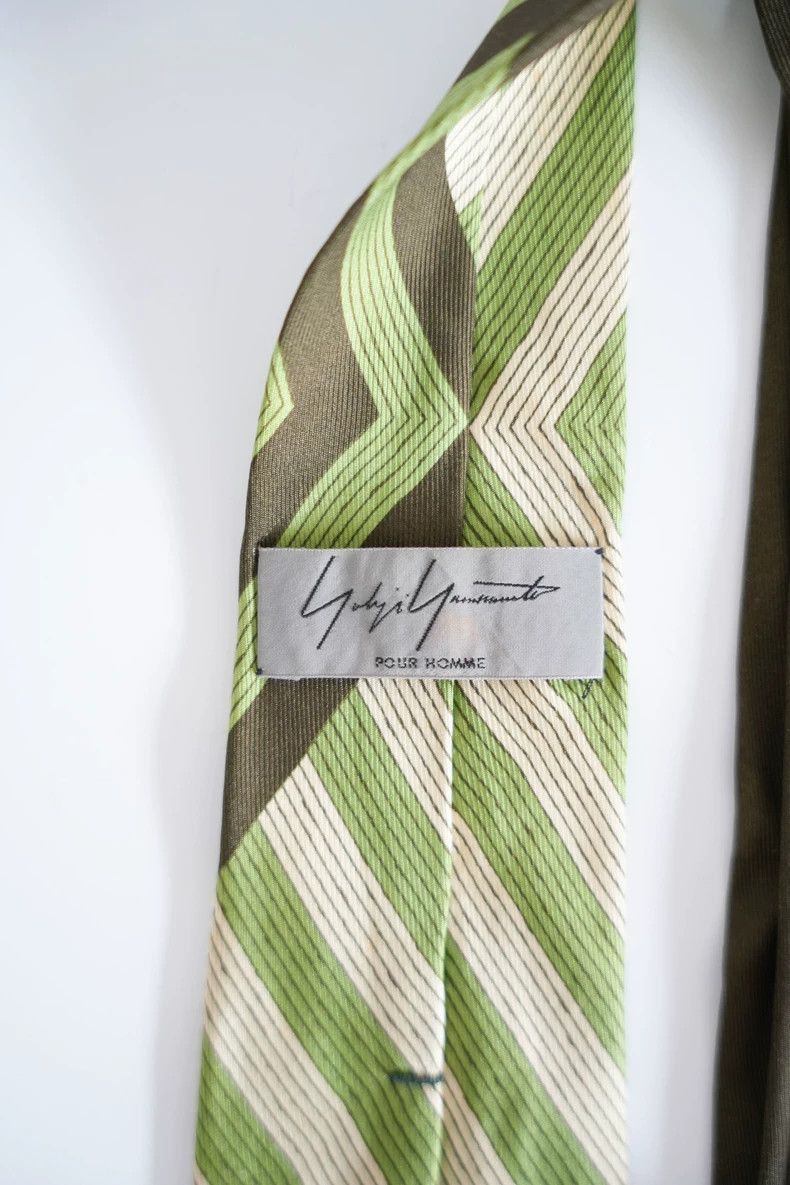 Yohji Yamamoto Yohji Yamamoto Silk Diamond Tie - dmc Size ONE SIZE - 2 Thumbnail