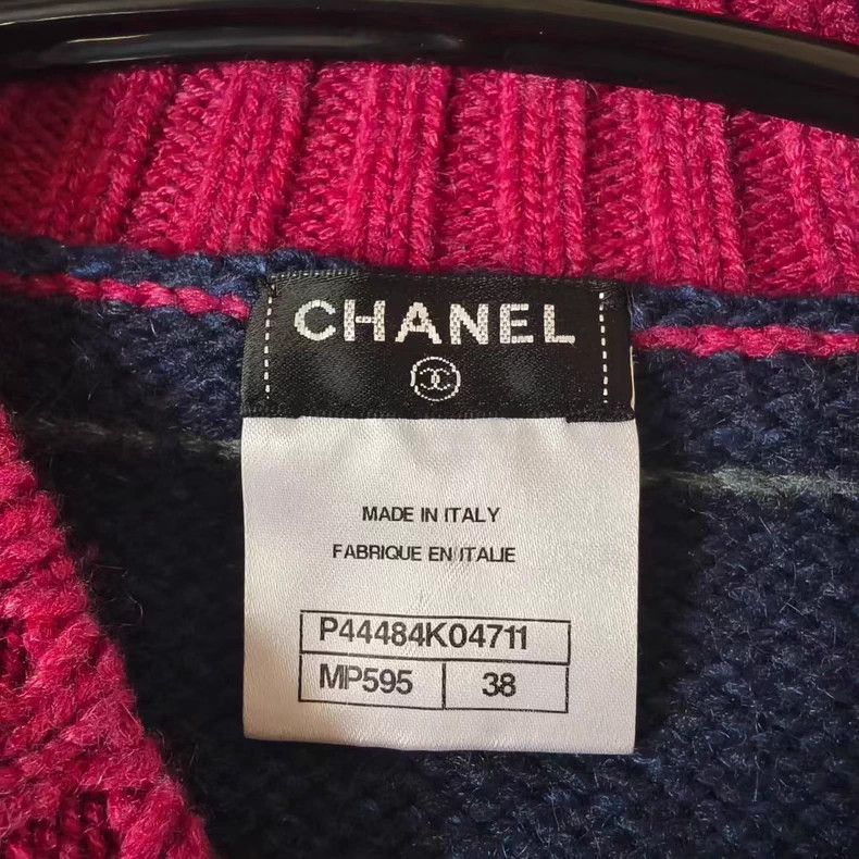 Chanel Chanel Colorblock Knit Sweater - dmc Size US M / EU 48-50 / 2 - 4 Thumbnail