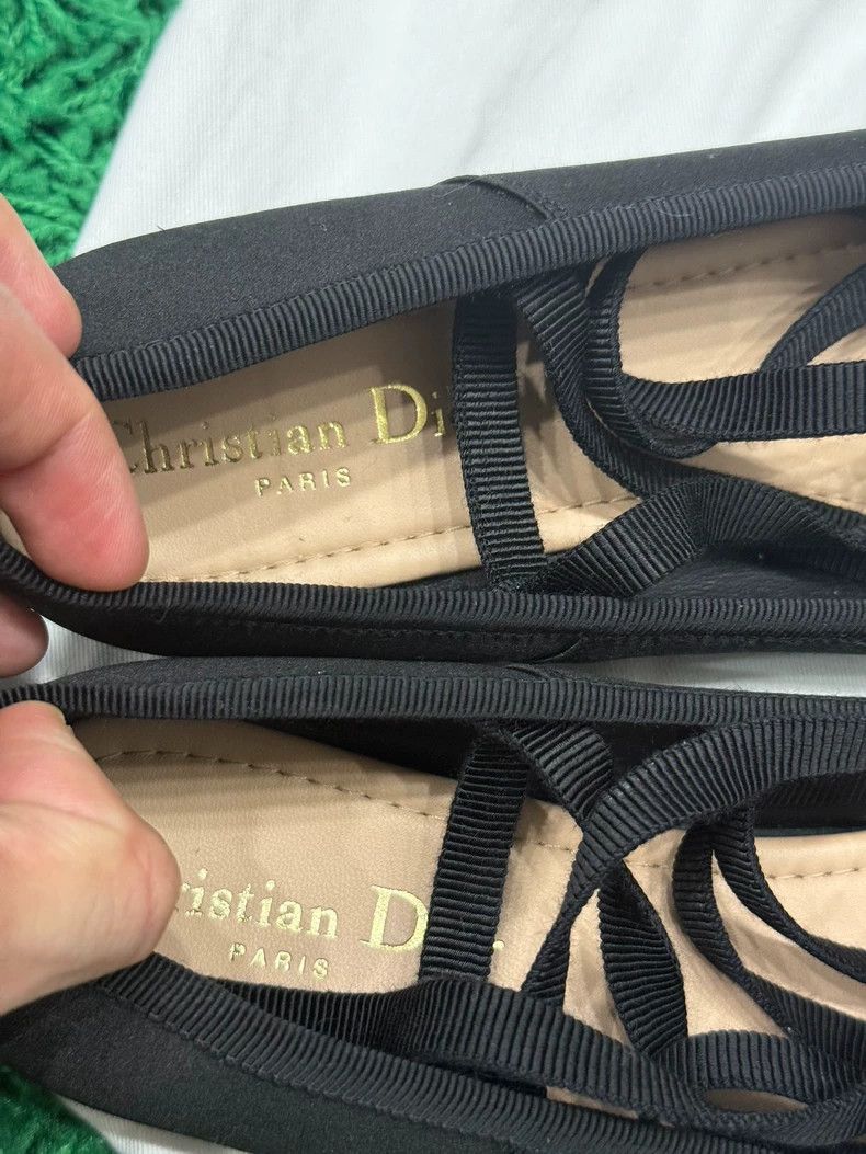 Dior Dior Silk Lace-Up Ballet Flats - dmc Size US 7.5 / EU 40-41 - 2 Thumbnail