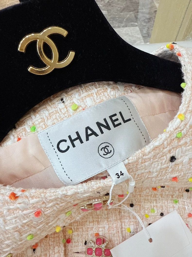 Chanel Chanel 19ss Pink Glass Button Silhouette Jacket - dmc Size US XS / EU 42 / 0 - 6 Thumbnail