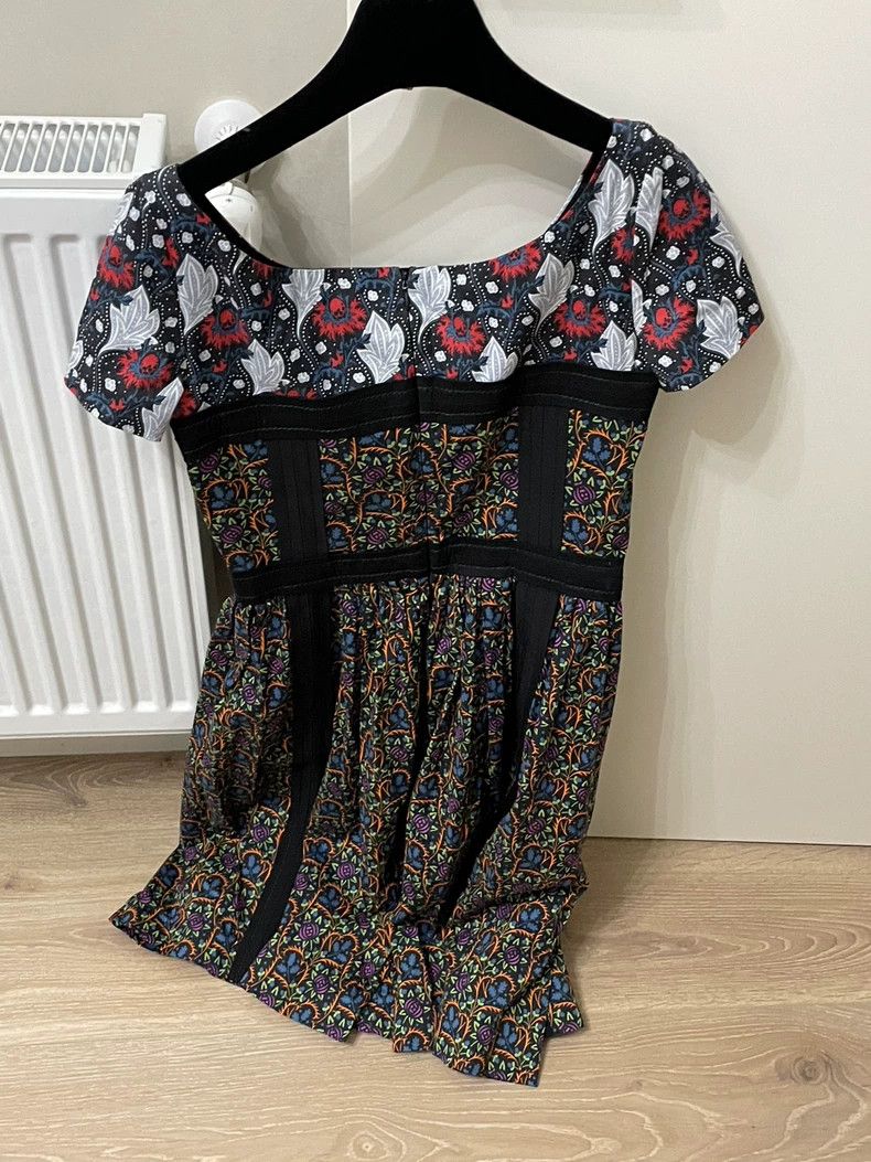 Prada Prada Short Sleeve Colorblock Dress - dmc Size US 38 / EU 54 - 3 Thumbnail