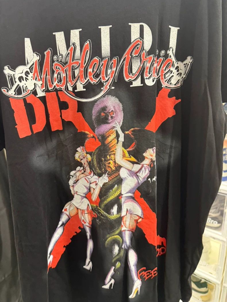 Amiri Amiri 19AW Motley Crue Tee - dmc Size US L / EU 52-54 / 3 - 8 Thumbnail