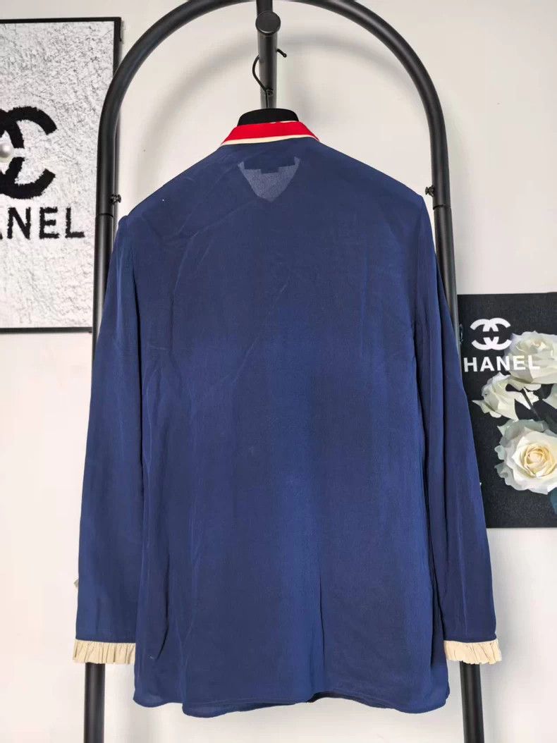 Gucci Gucci Silk Button Up Shirt - dmc Size US L / EU 52-54 / 3 - 2 Thumbnail