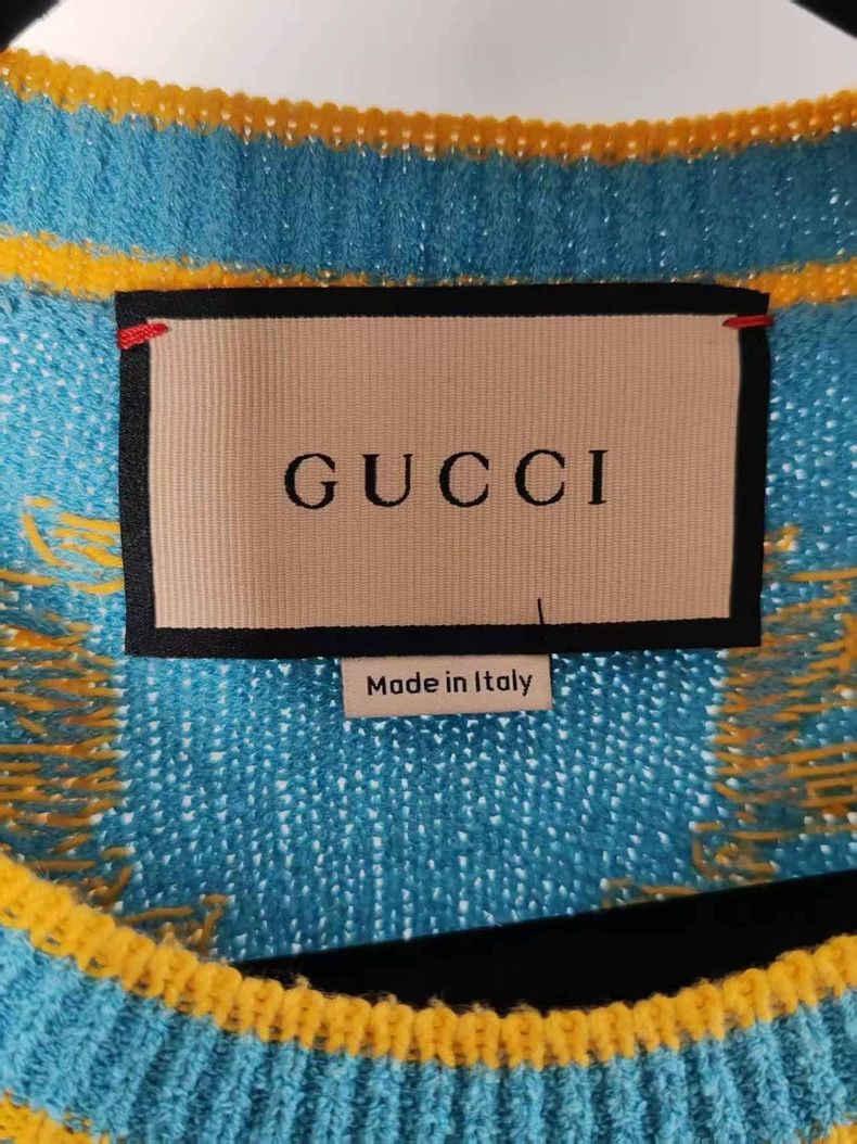 Gucci Gucci GG Monogram Knit Sweater - dmc Size US S / EU 44-46 / 1 - 3 Thumbnail
