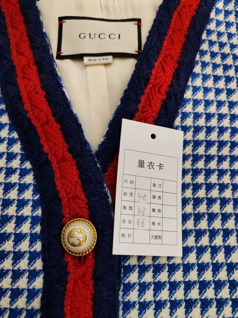 Gucci Gucci Houndstooth Tweed Jacket - dmc Size US M / EU 48-50 / 2 - 5 Thumbnail