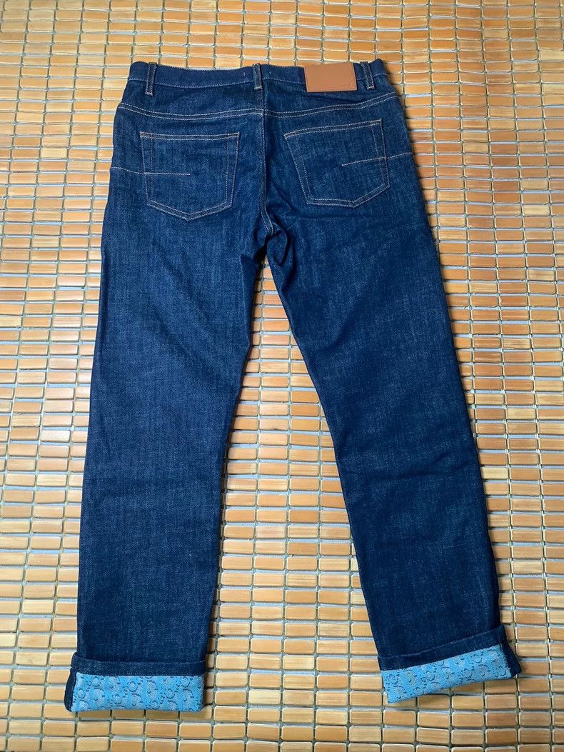 Dior Dior Cuffed Printed Denim Jeans - dmc Size US 30 / EU 46 - 3 Thumbnail