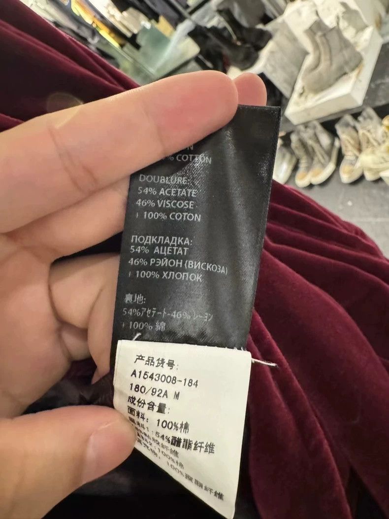 Haider Ackermann Haider Ackermann Red Velvet Bomber Jacket - dmc Size US M / EU 48-50 / 2 - 4 Thumbnail