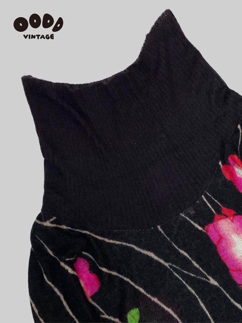 Kenzo Kenzo 90S Wide Turtleneck Mohair Sweater - dmc Size US M / EU 48-50 / 2 - 3 Thumbnail