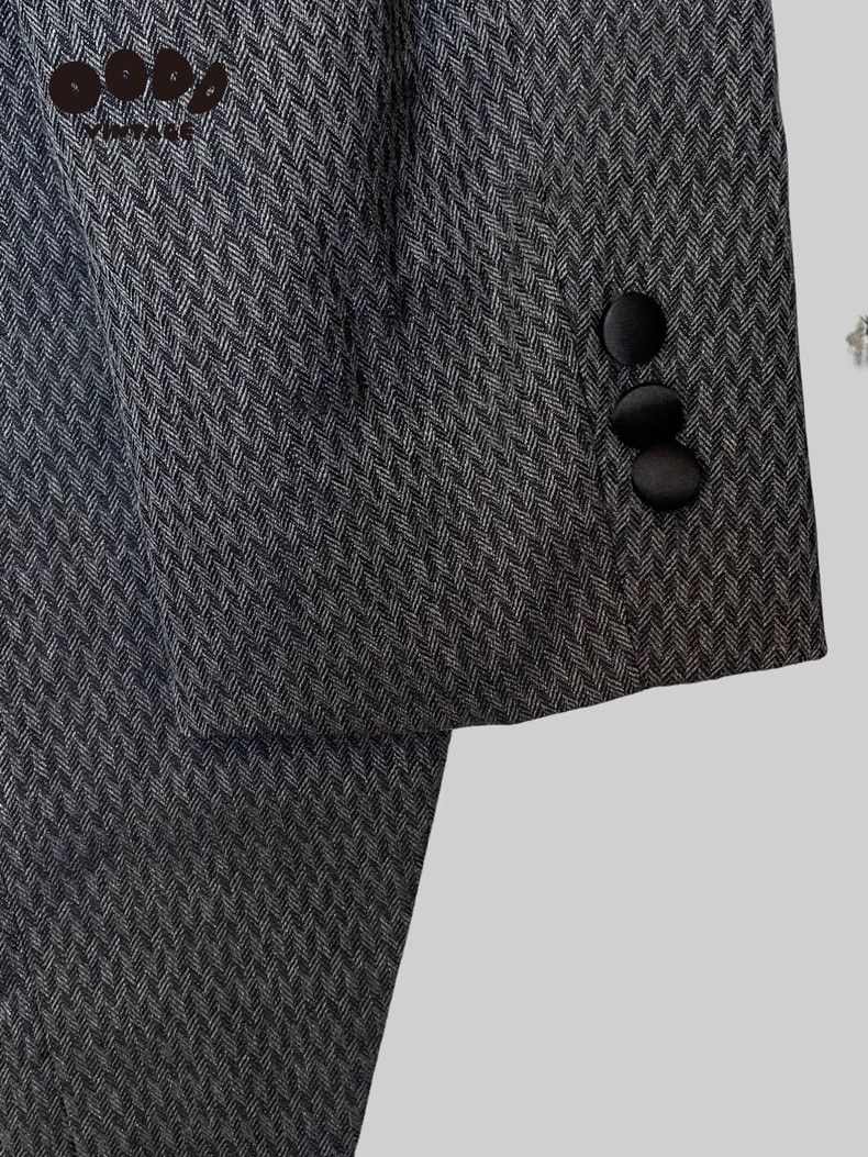 Dior Dior 90s Velvet Trim Tuxedo - dmc Size US S / EU 44-46 / 1 - 7 Thumbnail