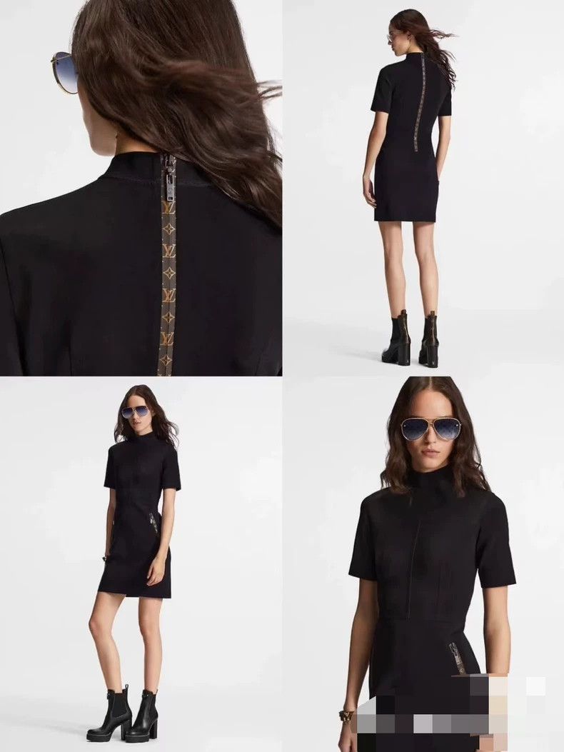 Louis Vuitton Louis Vuitton Tech Fabric Slim Dress - dmc Size US 36 / EU 52 - 2 Thumbnail