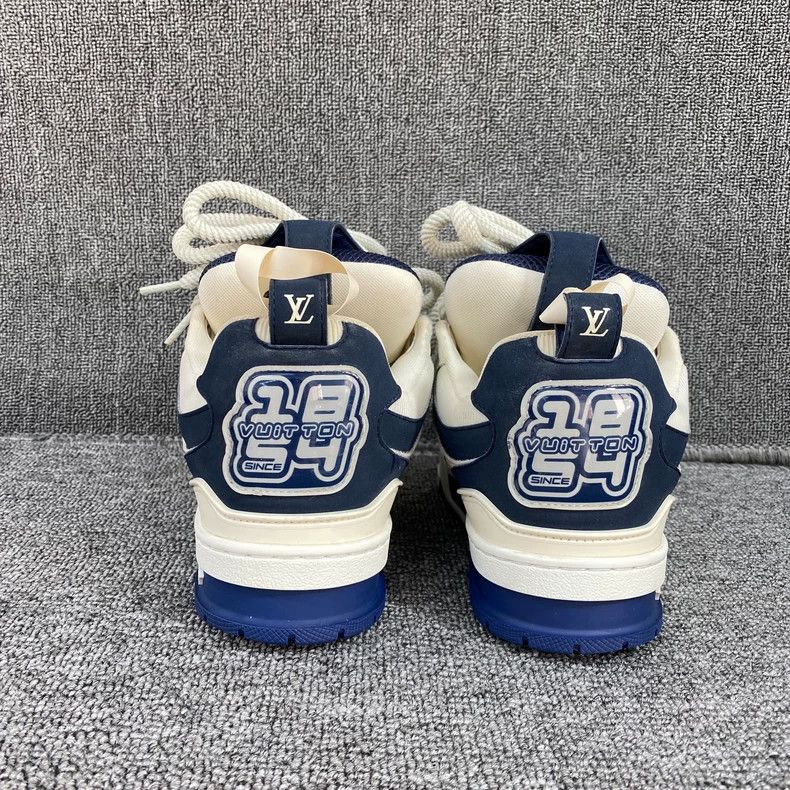 Louis Vuitton Louis Vuitton Blue White Skate Shoes - dmc Size US 5 / EU 37 - 2 Thumbnail
