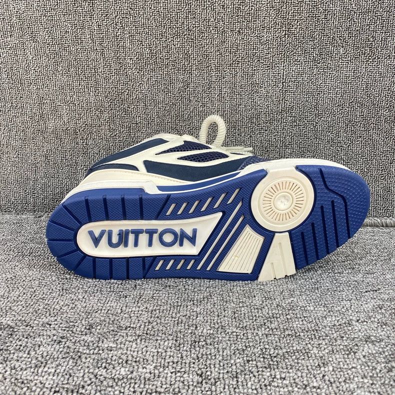 Louis Vuitton Louis Vuitton Blue White Skate Shoes - dmc Size US 5 / EU 37 - 4 Thumbnail