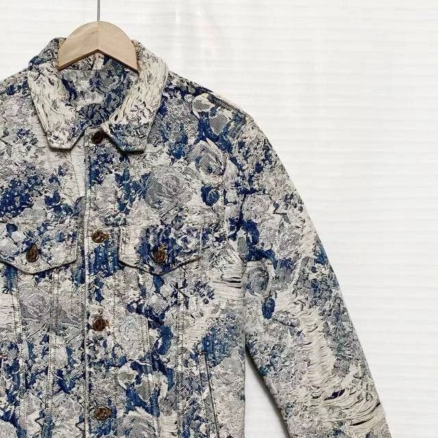 Louis Vuitton Louis Vuitton FW22 Floral Denim Jacket - dmc Size US L / EU 52-54 / 3 - 3 Thumbnail