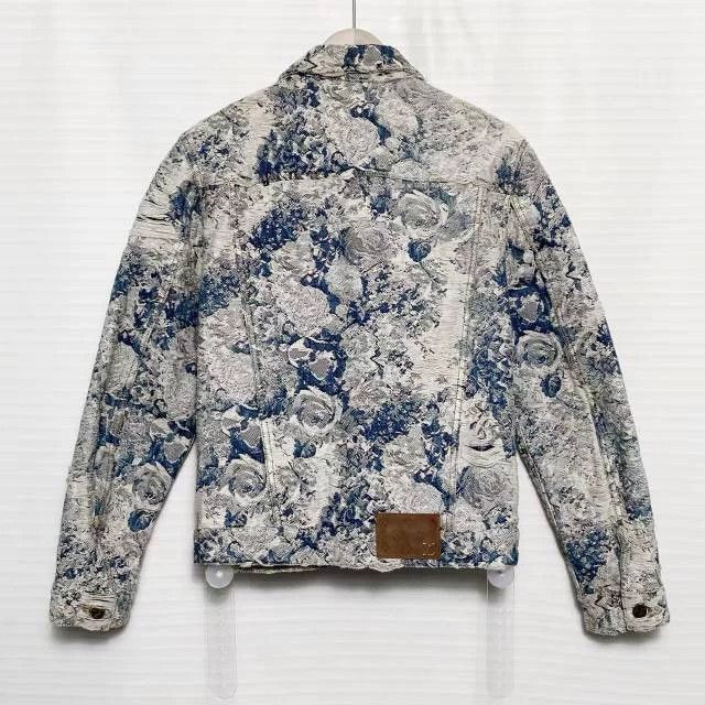 Louis Vuitton Louis Vuitton FW22 Floral Denim Jacket - dmc Size US L / EU 52-54 / 3 - 2 Thumbnail
