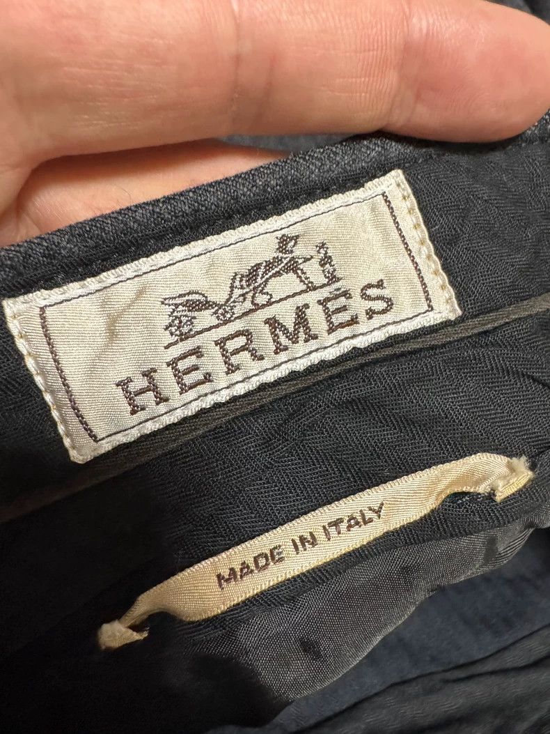 Hermes Hermes Gray Wool Casual Pants - dmc Size US 31 - 6 Thumbnail