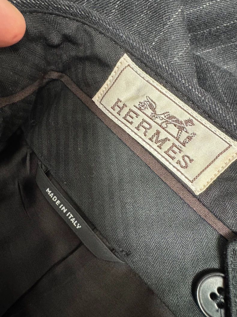Hermes Hermes Wool Casual Striped Pants - dmc Size US 31 - 4 Thumbnail