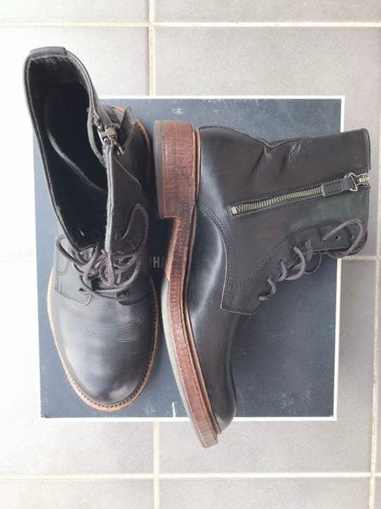 MIHARA YASUHIRO lace up boots black