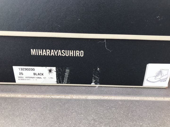MIHARA YASUHIRO lace up boots black