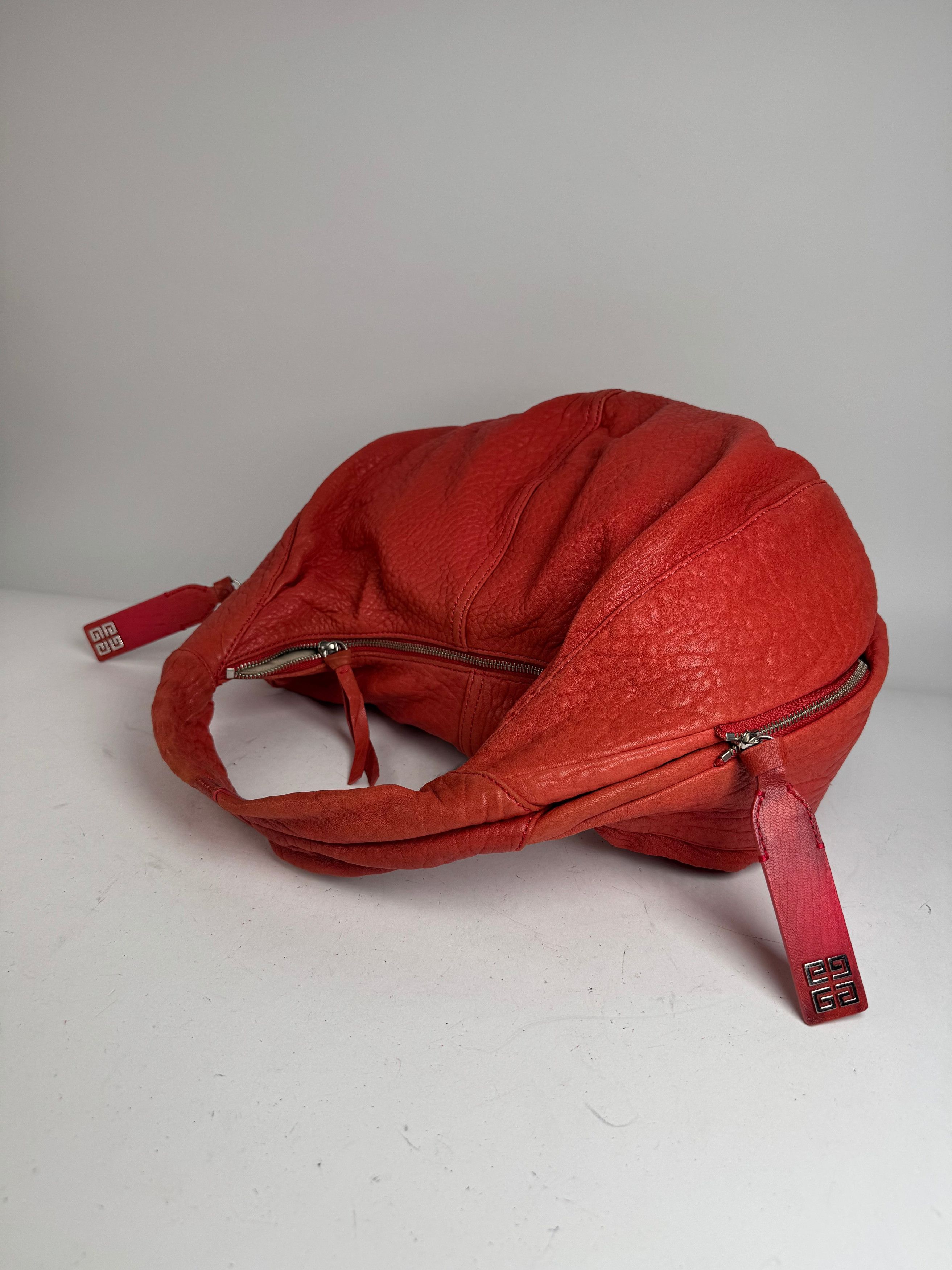 Givenchy Vintage Leather Handbag Red Size ONE SIZE - 9 Thumbnail
