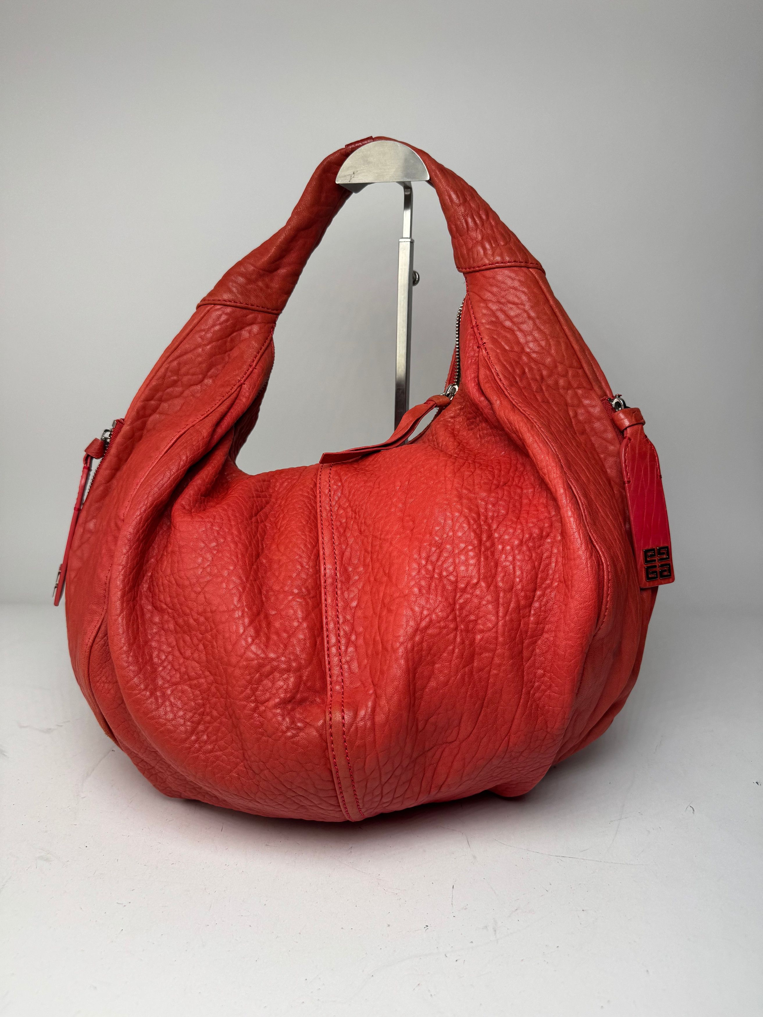 Givenchy Vintage Leather Handbag Red Size ONE SIZE - 5 Thumbnail