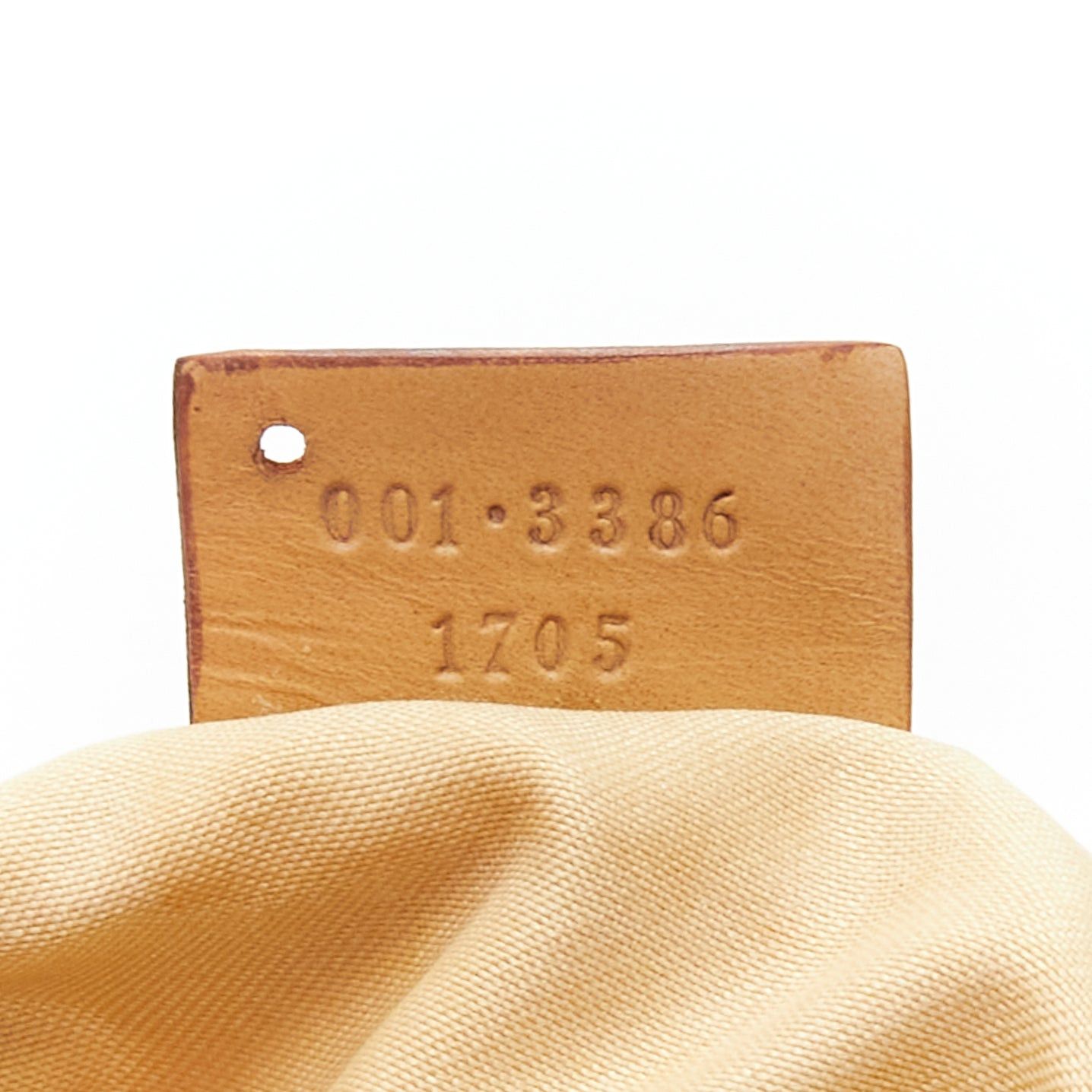 Gucci GUCCI Vintage yellow GG monogram canvas small hobo shoulder bag Size ONE SIZE - 12 Thumbnail