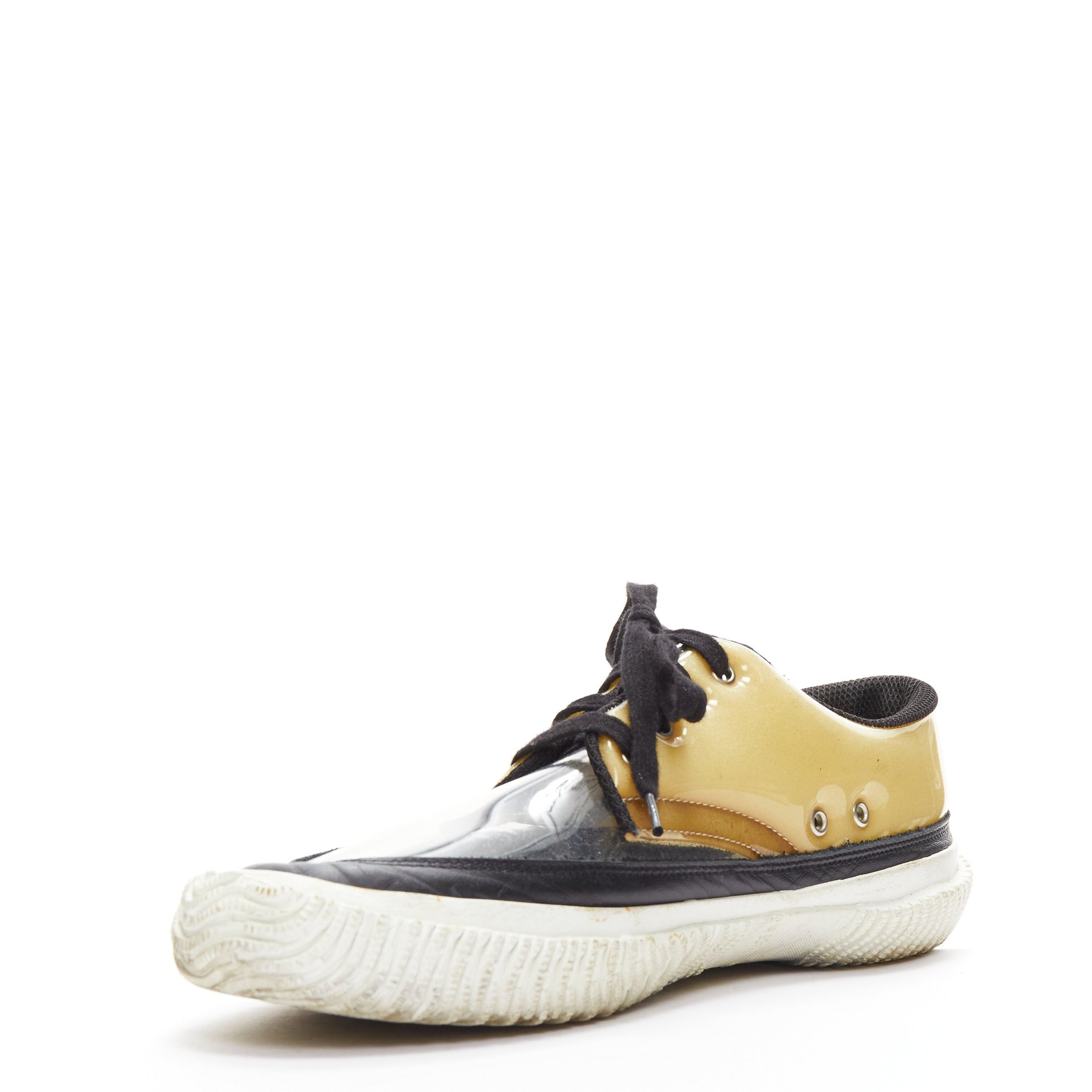 Comme des Garcons COMME DES GARCONS HOMME PLUS Switching clear beige PVC foam sneakers EU42 Size US 9 / EU 42 - 4 Thumbnail