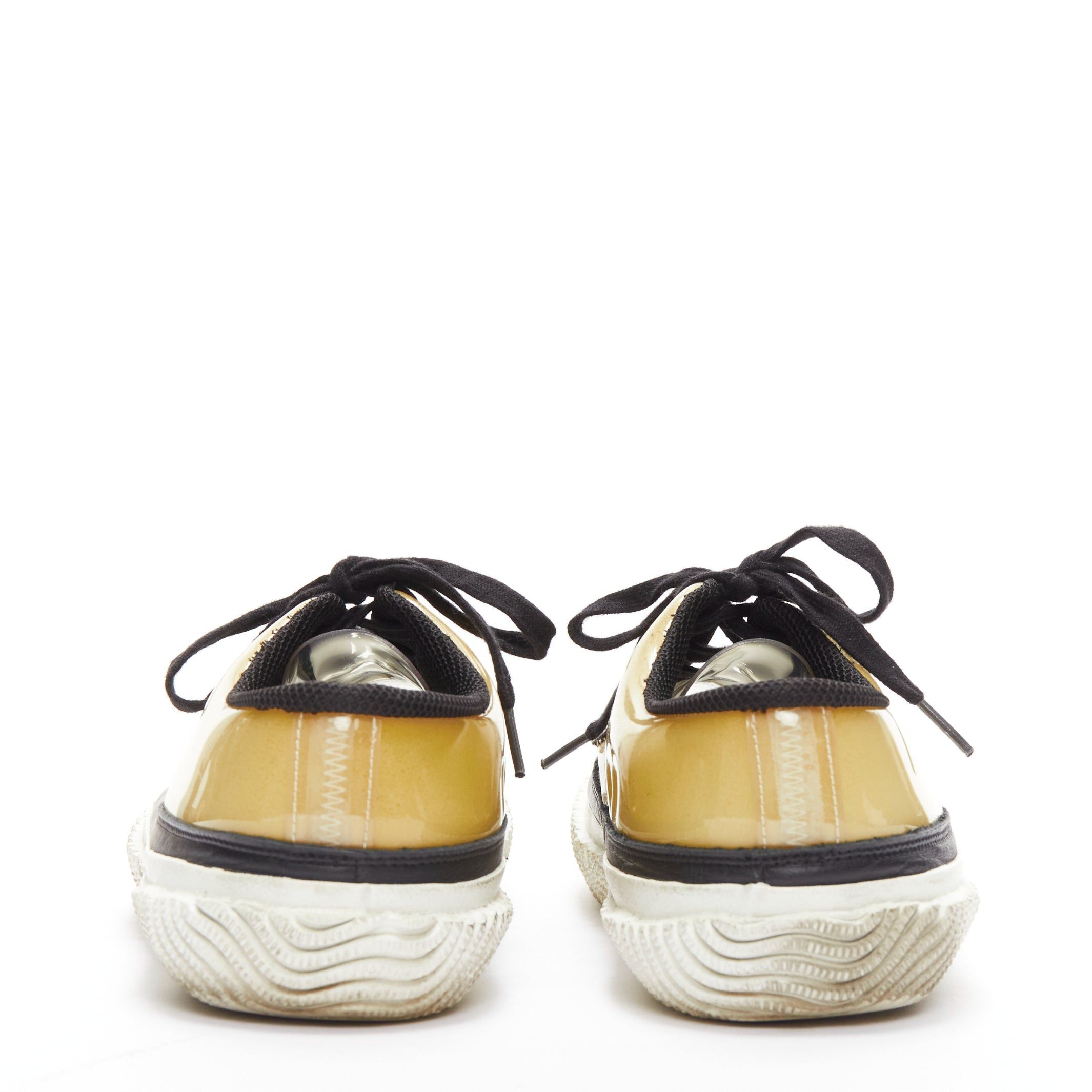 Comme des Garcons COMME DES GARCONS HOMME PLUS Switching clear beige PVC foam sneakers EU42 Size US 9 / EU 42 - 5 Thumbnail