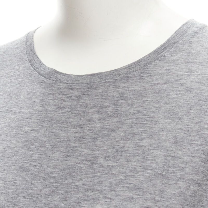 Valentino VALENTINO Rockstud 100% cotton grey pyramind spike stud side tshirt S Size S / US 4 / IT 40 - 7 Thumbnail