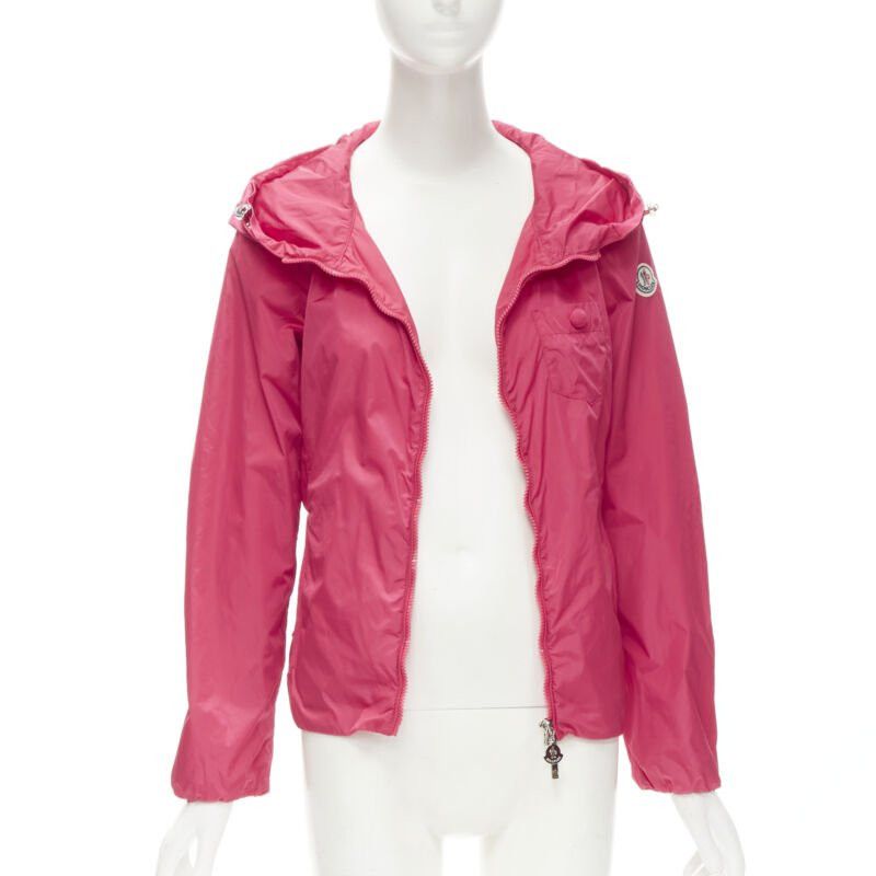 Moncler MONCLER Gazon Giubbotto pink back ruffles belted waist windbreaker jacket Sz 2 M Size M / US 6-8 / IT 42-44 - 3 Thumbnail