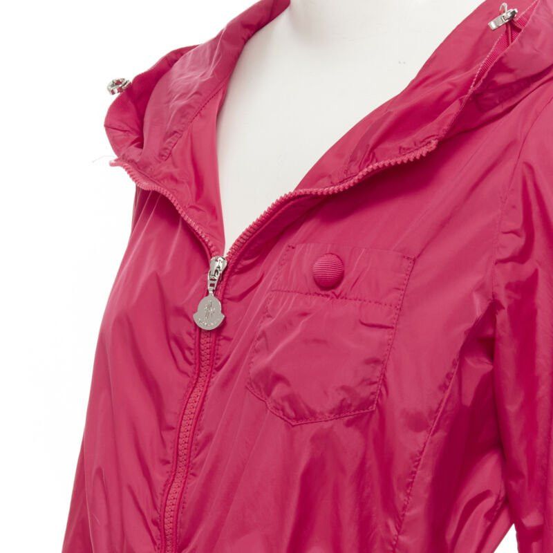 Moncler MONCLER Gazon Giubbotto pink back ruffles belted waist windbreaker jacket Sz 2 M Size M / US 6-8 / IT 42-44 - 9 Thumbnail